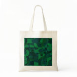 Mosaic Abstract Pattern. Green. Custom bags