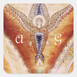 MOSAIC ANGEL Monogram Square Sticker