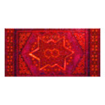Mosaic Box in Red photo cards