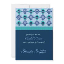 Mosaic Bridal Shower Invitation