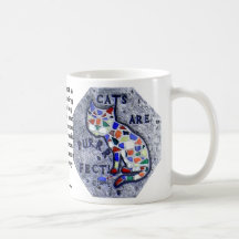 Mosaic Cat Mugs