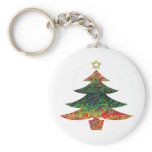 Mosaic Christmas Tree keychains