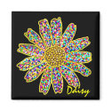 Mosaic Daisy Magnet