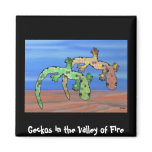 Mosaic Gecko Design magnets