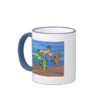 Mosaic Gecko Design mugs