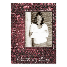 Mosaic Graduation Photo Frame Postcards