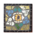 Mosaic Hearts Star of David w/Evil Eye magnets
