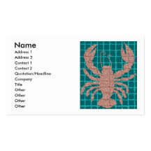 Mosaic Lobster business cards