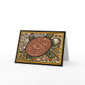 Mosaic Sea Turtle Greeting Cards