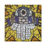 Mosaic Silver Hamsa Star Tallit and Evil Eye magnets