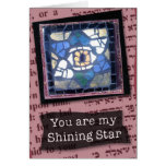 Mosaic Star of David w/Evil Shining Star Text cards