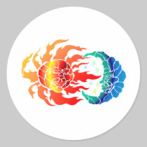 Mosaic Sun & Moon stickers