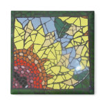 Mosaic Sunflower Fridge Magnets