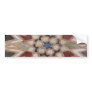 Mosaic tesselate ornamental star - Sticker Bumper Stickers