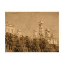 Moscow Kremlin Vintage Postcard