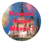 Moscow Never Sleeps ! stickers