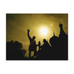 Moscow Silhouettes Postcard
