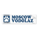 Moscow Vodolaz Blue bumper stickers