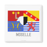 Moselle flag with name magnets