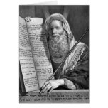 Moses and the Ten Commandments card