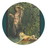 Moses Round Sticker