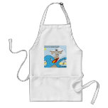 Moses Surfs Funny Cartoon Tees Gifts Collectibles aprons