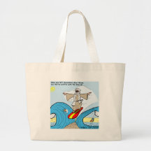 Moses Surfs Funny Cartoon Tees Gifts Collectibles Bag