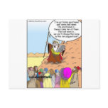 Moses & The Ten Suggestions Funny Gifts & Tees Postcard
