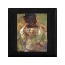 Moses with the commandments by Rembrandt Gift Boxes