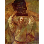 Moses With The Tablets Of The Law By Rembrandt photo sculptures