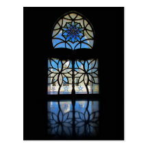 Mosque Foyer Window 2 Post Cards