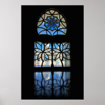 Mosque Foyer Window 2 Poster