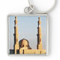 Mosque in Aswan Egypt Keychain