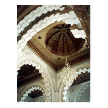 mosque roof postcard