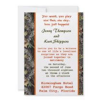 Moss Oak Wedding Invitation