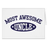 Most Awesome Uncle Greeting Card