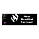 Most Boo-tiful Costume! award business cards