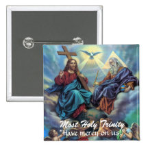 Most Holy Trinity Customised Button