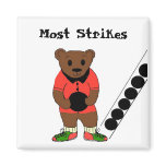 Most Strikes - Bowling magnets