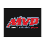Most Valuable Papa Postcard