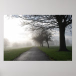 Mote Park in the Autumn Morn Poster