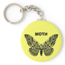 MOTH KEYCHAIN