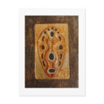 Mother Africa_African Art Mask Postcard