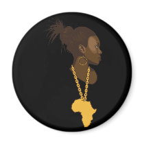 Mother Africa Refrigerator Magnet