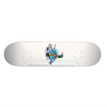 Mother Alien making dinner Custom Skate Board