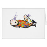 Mother and baby whale cards