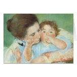 Mother and Child by Cassatt, Vintage Impressionism Greeting Cards
