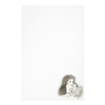 Mother and Child Custom Stationery