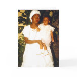 Mother and child holiday card
