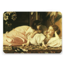 Mother and Child, Leighton, Vintage Victorian Art Invitation